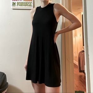 Black Flowy Mini Dress